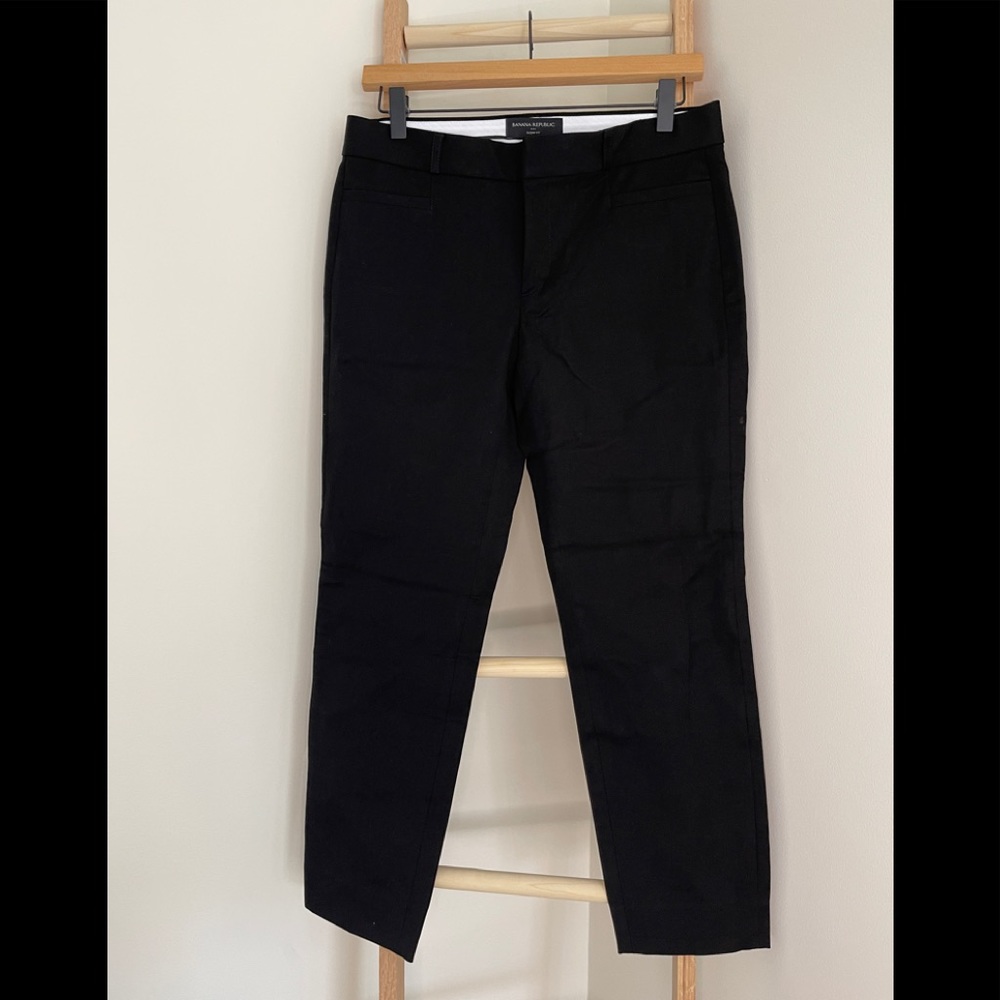 Banana Republic black sloan pants